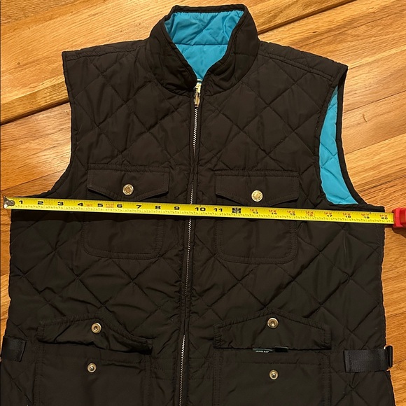 Ralph Lauren Reversible Black and Blue Quilted Jacket - Picture 12 of 12